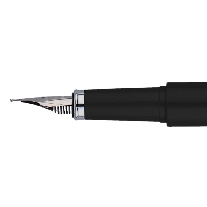 Belius Pluma Space B y Funda de Similpiel, Negro, Tinta Azul, Caja de Diseño Minimalista, Bolígrafo con Estilo 9