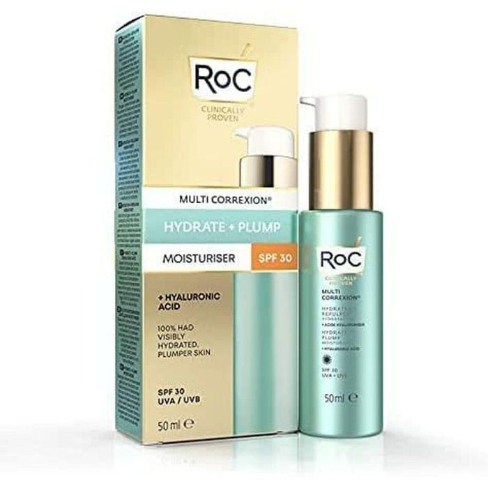 Roc HYDRATE + PLUMP Crema Hidratante con Ácido Hialurónico SPF30 50 ml 1 Roc HYDRATE + PLUMP Crema Hidratante con Ácido Hialurónico SPF30 50 ml 1