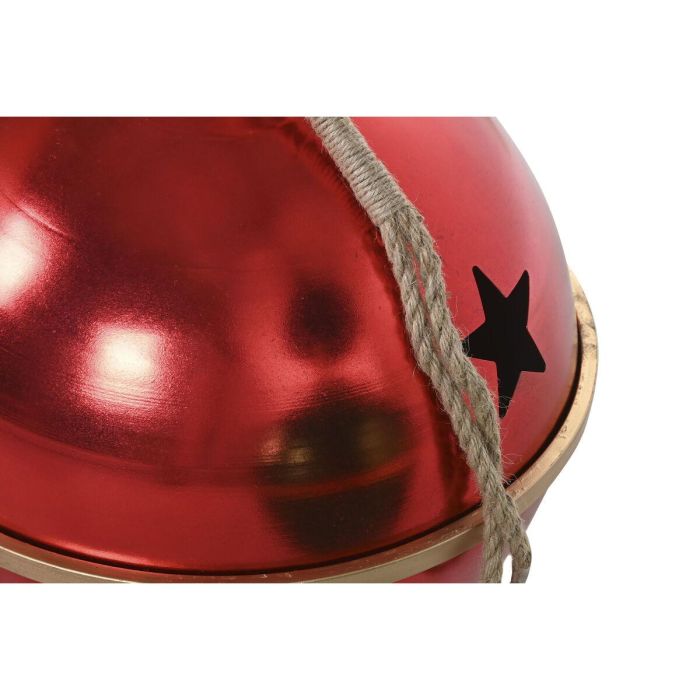 DKD Home Decor Decoración Colgante Navidad Tradicional Metal Rojo Verde Dorado Desmontable 42x48.5x42 cm (2 Unidades) 3 DKD Home Decor Decoración Colgante Navidad Tradicional Metal Rojo Verde Dorado Desmontable 42x48.5x42 cm (2 Unidades) 3