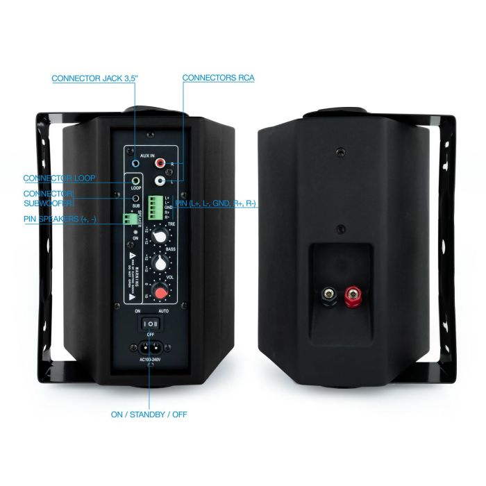 Altavoces Autoamplificados TooQ TQOWS-01B/ 60W/ 2.0 2 Altavoces Autoamplificados TooQ TQOWS-01B/ 60W/ 2.0 2