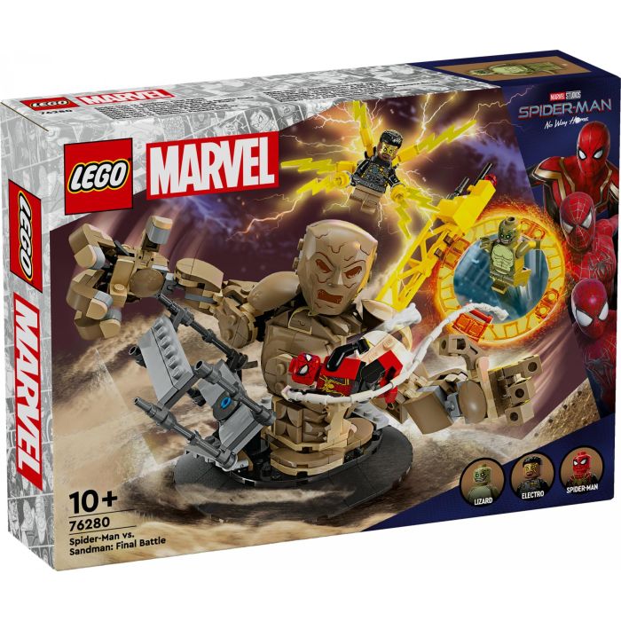 LEGO 76280 Marvel Spider-Man vs. Sandman: La Batalla Final, Juguete de Construcción con Minifiguras de Superhéroes 9 LEGO 76280 Marvel Spider-Man vs. Sandman: La Batalla Final, Juguete de Construcción con Minifiguras de Superhéroes 9