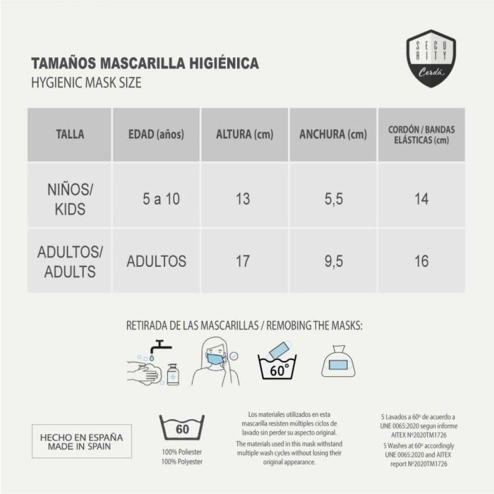 Mascarilla Higiénica de Tela Reutilizable Batman CD-22-7560 Infantil (1 unidad) 1 Mascarilla Higiénica de Tela Reutilizable Batman CD-22-7560 Infantil (1 unidad) 1