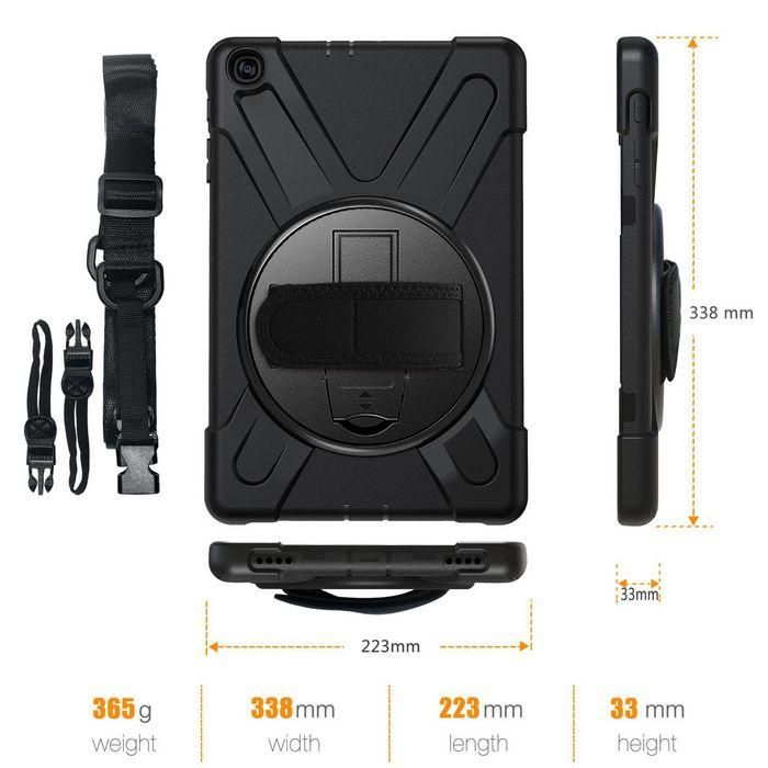 eSTUFF Galaxy Tab A 10.1 2019 AUSTIN Defender Case without built-in screen protector - Black 5 eSTUFF Galaxy Tab A 10.1 2019 AUSTIN Defender Case without built-in screen protector - Black 5