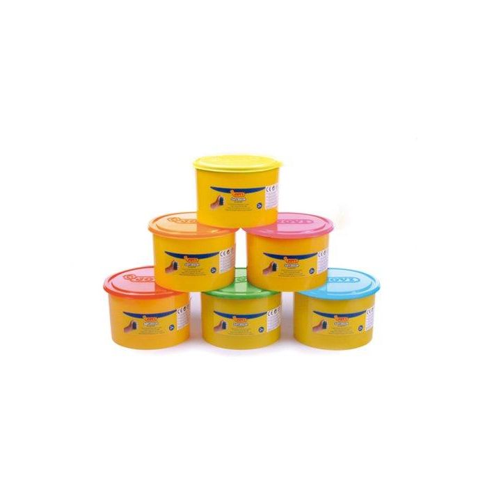 Plastilina Jovi Blandiver Soft Dough 460 Gr. Surtido Neon Caja De 6