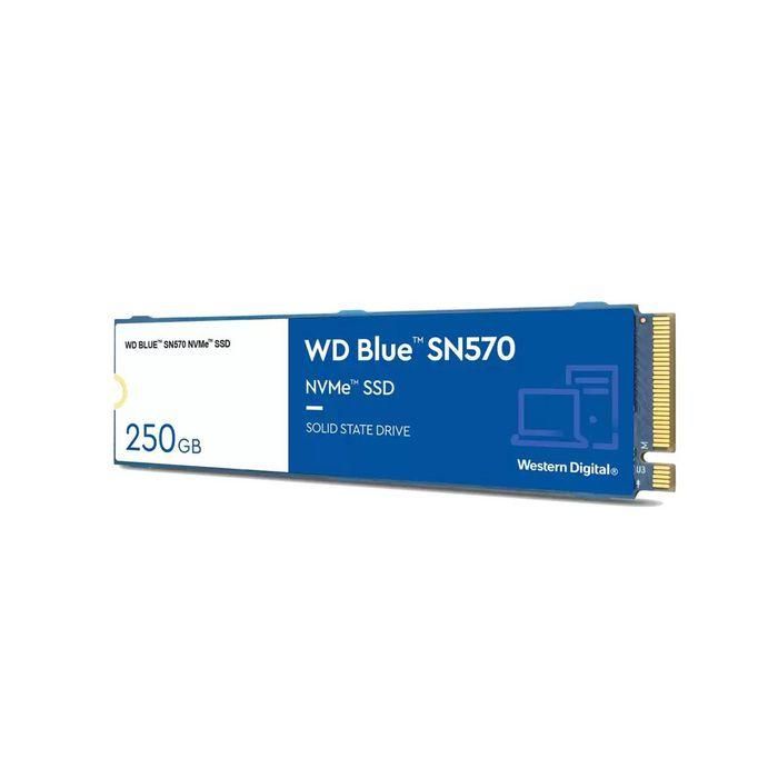 Western Digital WD Blue SN570 SSD M.2 2280 250GB PCIe Gen3 x4 NVMe Lectura 3300MB/s Escritura 1200MB/s 1 Western Digital WD Blue SN570 SSD M.2 2280 250GB PCIe Gen3 x4 NVMe Lectura 3300MB/s Escritura 1200MB/s 1