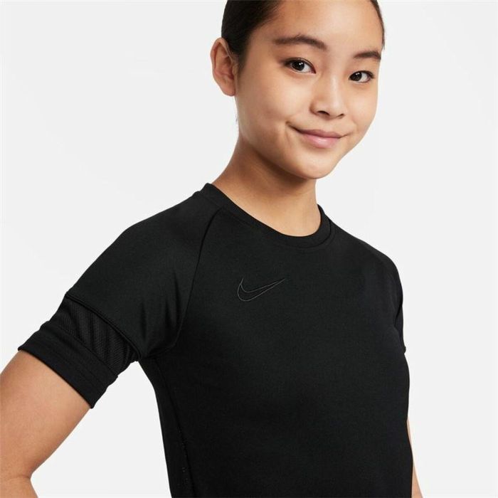 Camiseta de Manga Corta Infantil Nike Dri-Fit Academy Girls Negro 5-6 Años 10