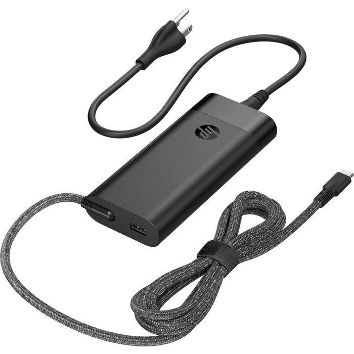 HP 110W Cargador USB-C de 100W y Puerto USB-A de 10W para Portátiles. Carga Simultánea de Laptop, Teléfonos y Tablets. Solución Dual. 1 HP 110W Cargador USB-C de 100W y Puerto USB-A de 10W para Portátiles. Carga Simultánea de Laptop, Teléfonos y Tablets. Solución Dual. 1