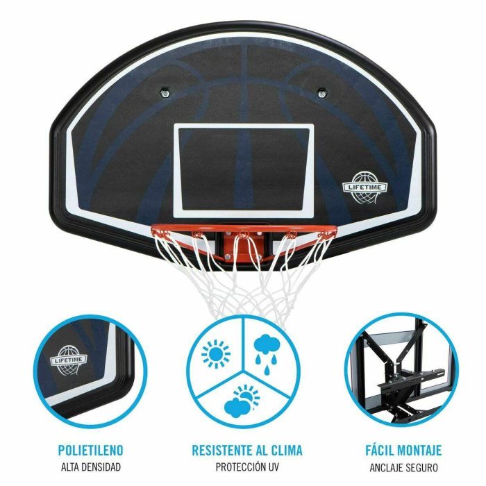 Tablero canasta basket polietileno doble capa lifetime 112x72 cm - modelos surtidos 2