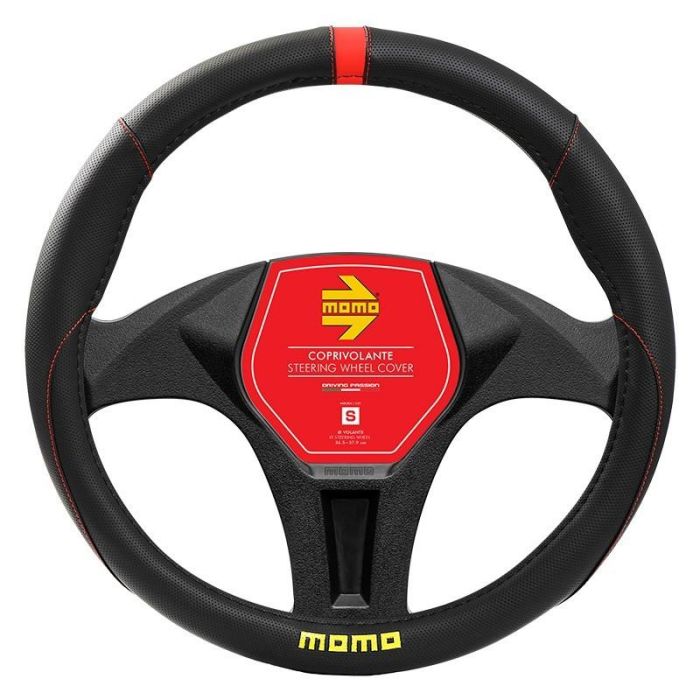Funda Volante Momo Elegant Universal Negro Y Rojo 38-39 cm MOMLSWC010BR Funda Volante Momo Elegant Universal Negro Y Rojo 38-39 cm MOMLSWC010BR