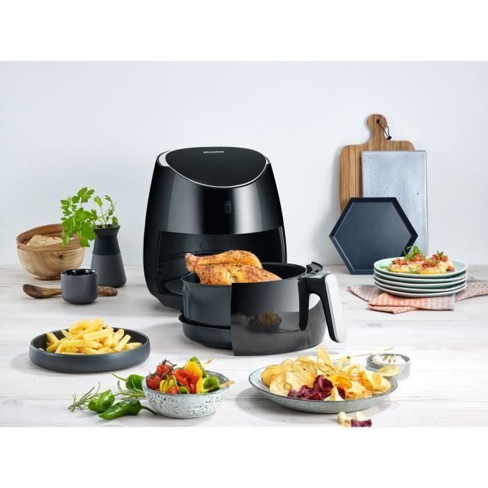 Multi-olla de aire caliente SEVERIN FR2445 XXL: 5L - Freidora sin aceite - 8 programas - Termostato regulable - Pantalla LED - negro / i 2 Multi-olla de aire caliente SEVERIN FR2445 XXL: 5L - Freidora sin aceite - 8 programas - Termostato regulable - Pantalla LED - negro / i 2