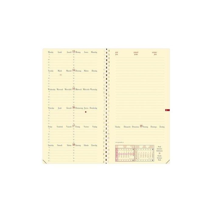 Recambio Agenda Anual (2026) Quo Vadis Italnote S Ml 88X170 S/V