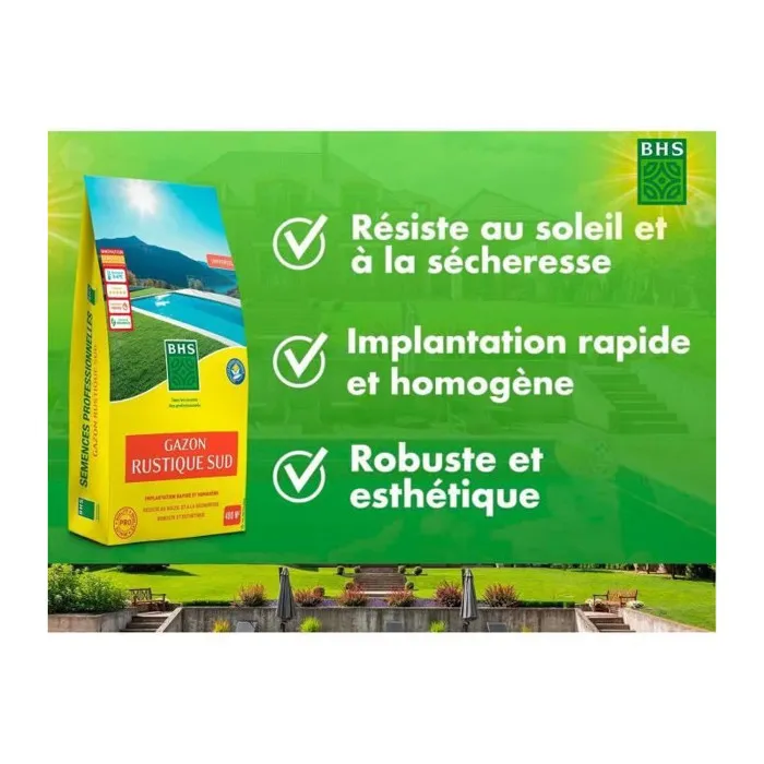 BHS Césped Rústico BHS3366670000991 Capacidad 10 KG 1