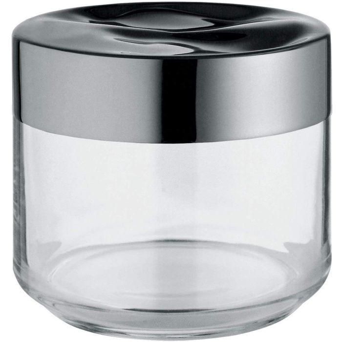 Alessi Lluis Clotet Julieta Bote de Vidrio Hermetico 50 cl LC07 - Vidrio con tapa de acero inoxidable Alessi Lluis Clotet Julieta Bote de Vidrio Hermetico 50 cl LC07 - Vidrio con tapa de acero inoxidable