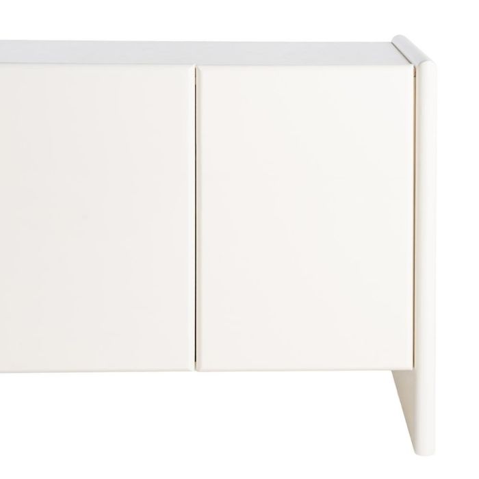 Aparador Lacado Crema Mármol-Dm Salón 163 X 45 X 75 cm