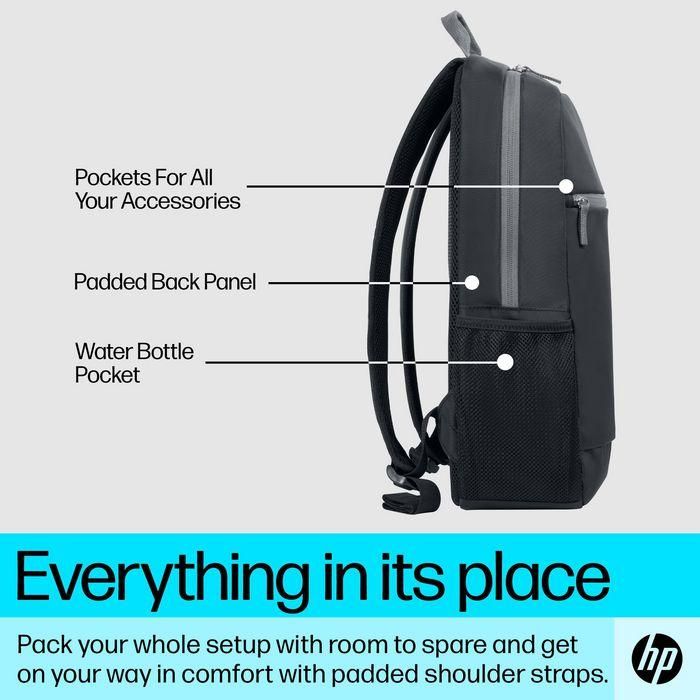 HP Mochila para Portátil de 15.6 pulgadas - Ligera y Protectora para Trabajo o Viaje 4 HP Mochila para Portátil de 15.6 pulgadas - Ligera y Protectora para Trabajo o Viaje 4