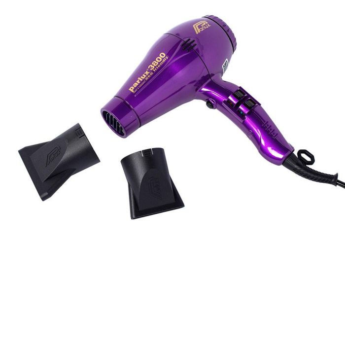 Parlux Secador 3800 Eco Friendly Morado 2100W - Potente y Ecológico para un Secado Rápido 2