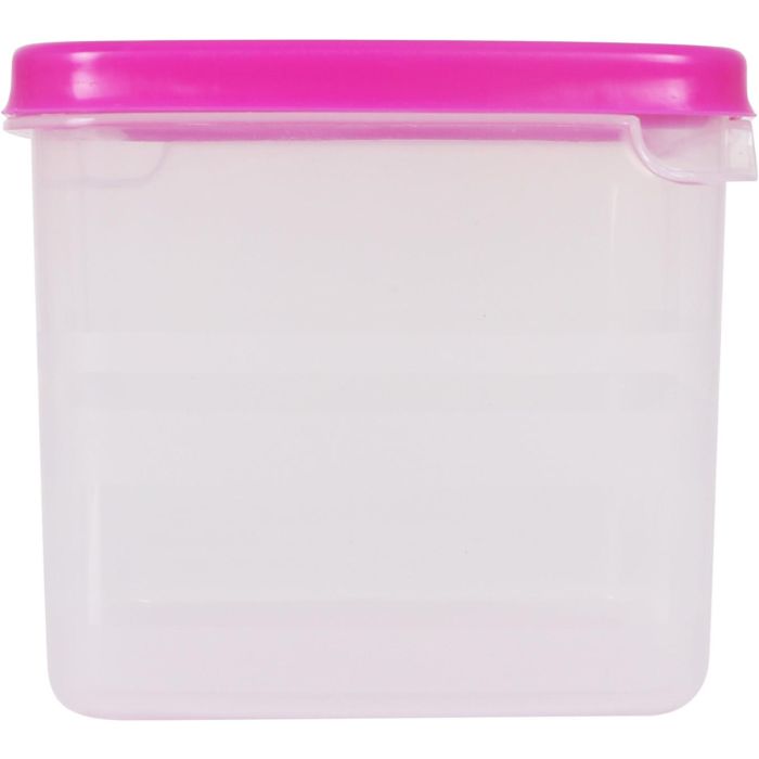 Fiambrera Cuadrada 0.75L Colores - Inde (12 Unidades) 1