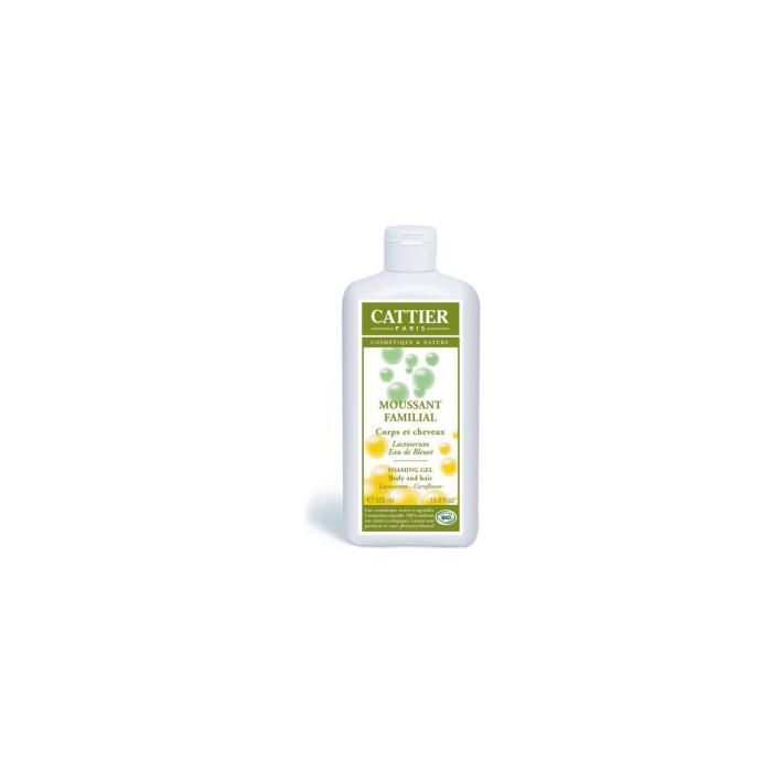 CATTIER Gel de Baño/Ducha con Leche de Avena Bio y Aciano 500ml, Hidratante para Niños y Adultos