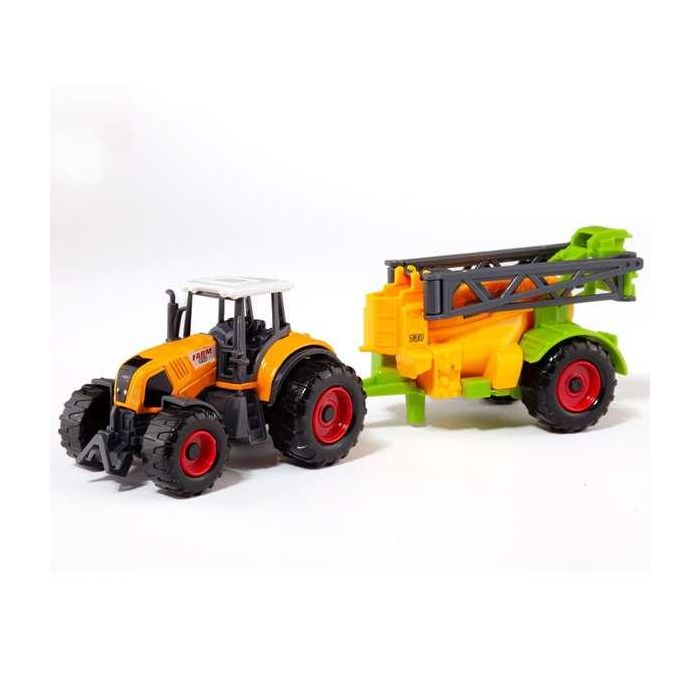 Tractor granja con remolque. escala 1:50 - modelos surtidos 6 Tractor granja con remolque. escala 1:50 - modelos surtidos 6