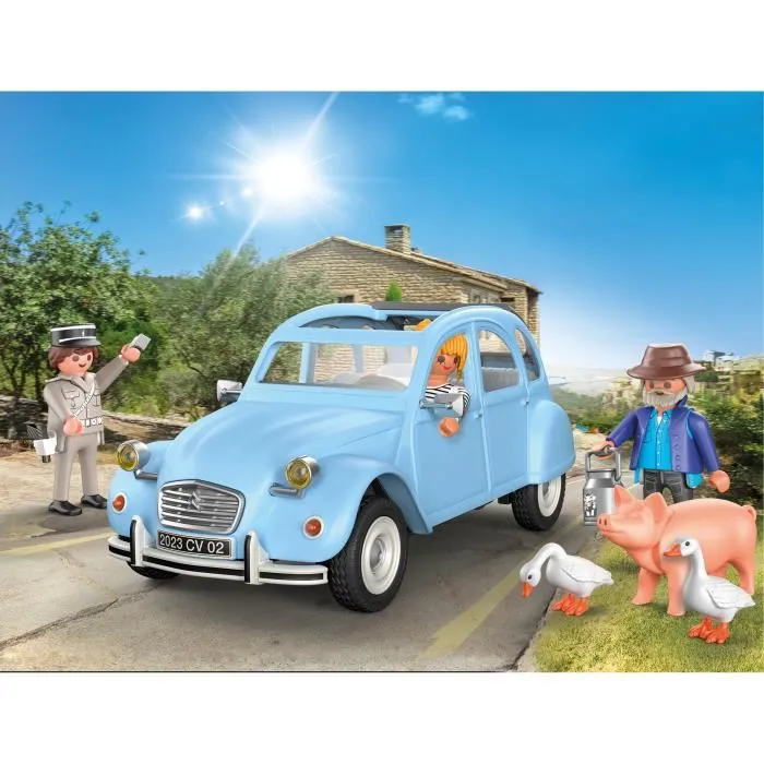 Playmobil Citroën 2CV Classic Cars - Colling Car Juguete - Referencia 70640
