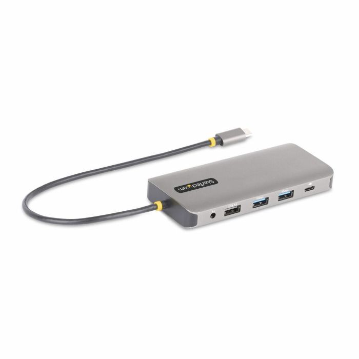 Hub USB Startech 154B-USBC-MULTIPORT Gris 100 W 13 Hub USB Startech 154B-USBC-MULTIPORT Gris 100 W 13