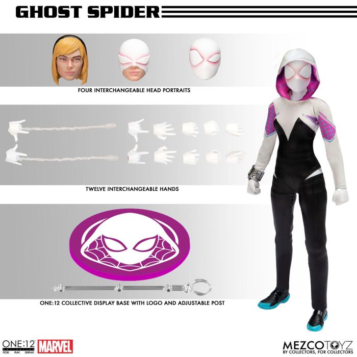 Ghost - Spider Fig 16 cm Marvel One:12 Ghost - Spider Fig 16 cm Marvel One:12