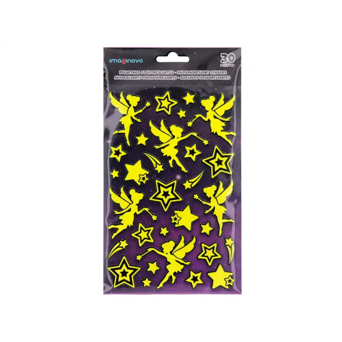 Imaginovo Pegatinas Hadas Luminosas con Relieve 190x105 mm 1
