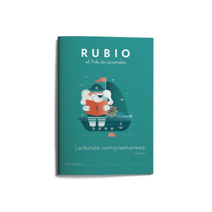 Rubio Cuaderno de Lecturas Comprensivas para +6 Años DIN A5 - Estimulación de la lectura y disfrute