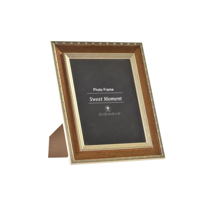 DKD Home Decor Marco de Foto 20x25 Glam Dorado para Decoración del Hogar en MDF y Cristal, Medidas 2.2x34x29 cm (Pack 6 Unidades)