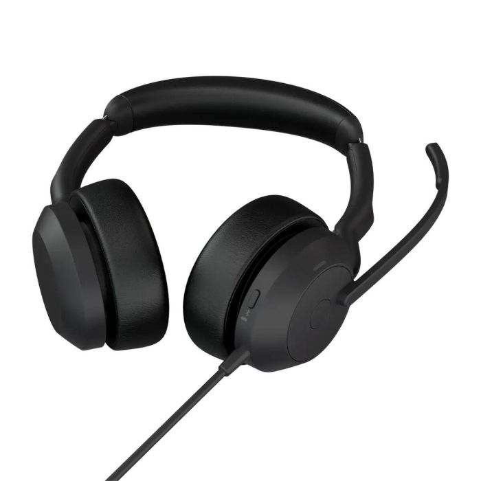 Jabra Evolve2 50 USB C/A UC Auriculares Alámbricos Oficina/Centro de Llamadas Control Volumen Botón Micrófono Boom Negro 1 Jabra Evolve2 50 USB C/A UC Auriculares Alámbricos Oficina/Centro de Llamadas Control Volumen Botón Micrófono Boom Negro 1