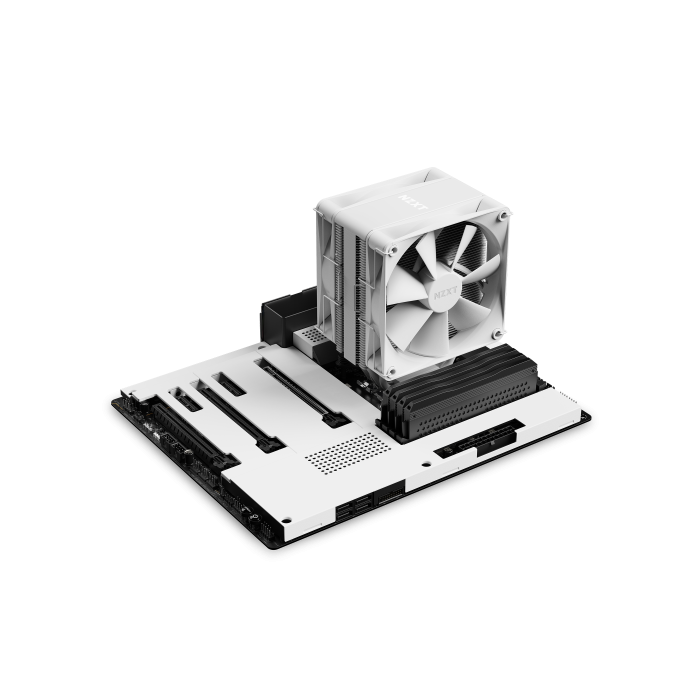 NZXT T120 Refrigerador de aire para procesador, ventilador 12 cm, blanco, compatible con LGA 1150/1151/1155/1156/1200/1700, AM4/AM5, RC-TN120-W1 5 NZXT T120 Refrigerador de aire para procesador, ventilador 12 cm, blanco, compatible con LGA 1150/1151/1155/1156/1200/1700, AM4/AM5, RC-TN120-W1 5