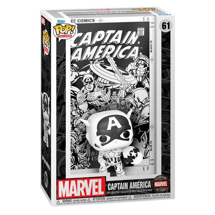 Figura POP Comic Covers Marvel Captain America 0 Figura POP Comic Covers Marvel Captain America 0