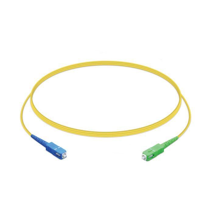 Ubiquiti UF-SM-PATCH-UPC-APC, Cable Fibra Óptica Monomodo SC/UPC a SC/APC, G.657A1, Simplex, 2.0mm PVC, 1.5m para Redes GPON