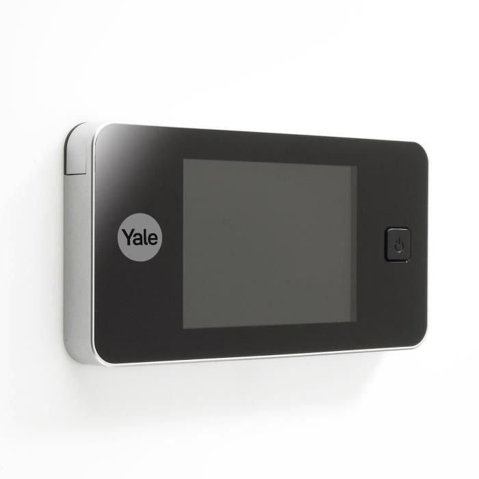 Yale Mirilla digital Pantalla LCD 3.2" para puerta, compatible con grosores de 38-110 mm