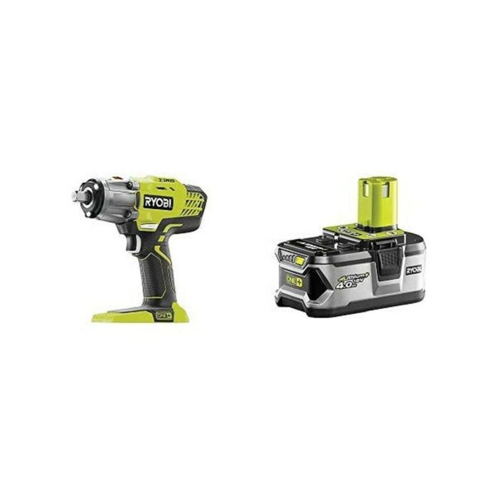 Ryobi R18IW3-0 Destornillador de Impacto Inalámbrico 18V, 400 Nm, Mango de Pistola 27