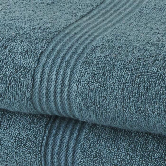 Today TOD3574641225438 Juego de 2 Toallas 100% Algodón 50x90 cm Pavo Real 1