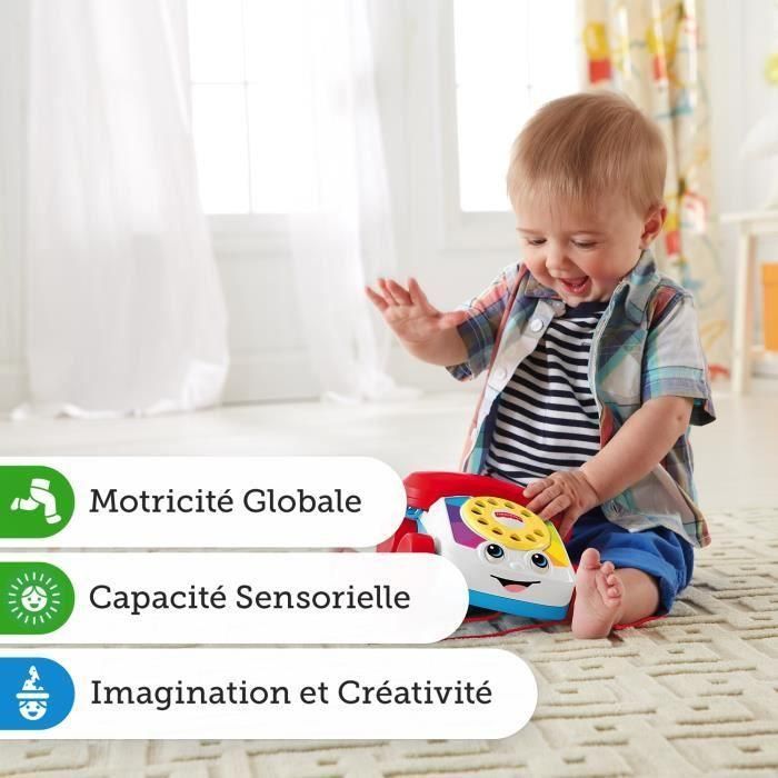 Arrastre telefono carita divertida fisher price 3 Arrastre telefono carita divertida fisher price 3