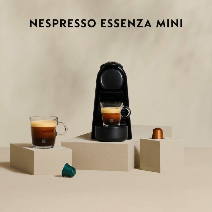 DeLonghi Essenza Mini EN85.L Cafetera Nespresso Cápsulas 19 Bares 1150W Negro/Lima 16