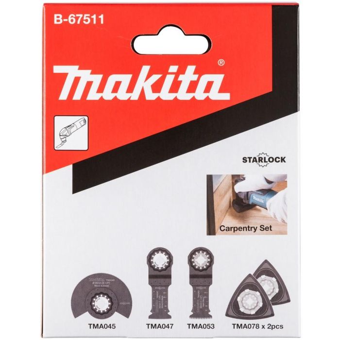 Makita Schreinerset 5Stk 3 Makita Schreinerset 5Stk 3