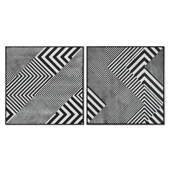 Lienzo Home ESPRIT Poliestireno Lienzo 100 x 4 x 100 cm