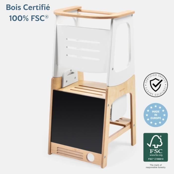 MAXI-COSI, Toucan, torre de aprendizaje evolutiva 3 en 1, escritorio y silla para niños, taburete, a partir de 18 meses 1