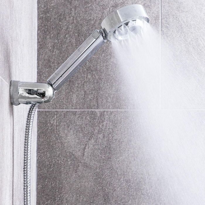 Alcachofa de Ducha Doble con Dispensador 3 en 1 Xawara InnovaGoods 6 Alcachofa de Ducha Doble con Dispensador 3 en 1 Xawara InnovaGoods 6