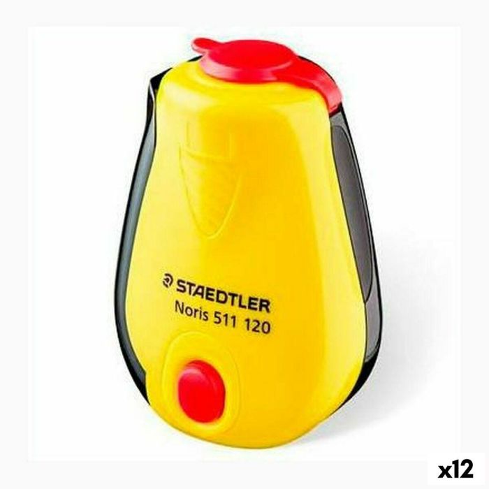 Sacapuntas Staedtler Amarillo Negro Plástico (12 Unidades) 0 Sacapuntas Staedtler Amarillo Negro Plástico (12 Unidades) 0