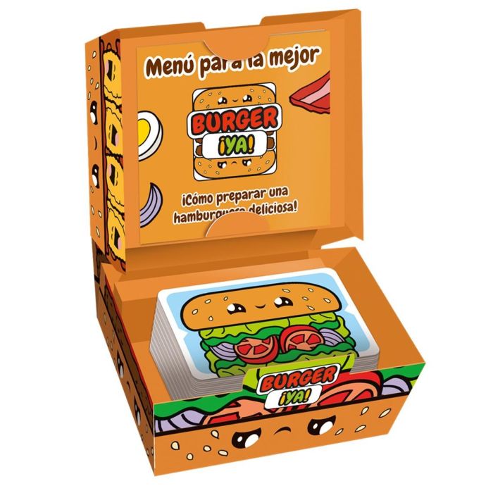Mixlore MIXBAS01ES Burger ¡Ya! Juego de Cartas para 2-5 Jugadores, 8+ Años, Diversión Rápida 2 Mixlore MIXBAS01ES Burger ¡Ya! Juego de Cartas para 2-5 Jugadores, 8+ Años, Diversión Rápida 2