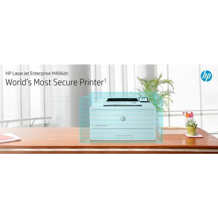 HP 3PZ15A Impresora Láser Monocromo LaserJet Enterprise M406DN | Dúplex Automático, Ethernet, 40 ppm, Seguridad Avanzada 27 HP 3PZ15A Impresora Láser Monocromo LaserJet Enterprise M406DN | Dúplex Automático, Ethernet, 40 ppm, Seguridad Avanzada 27