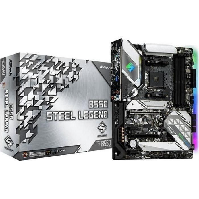 Placa base ASROCK B550 Steel Legend