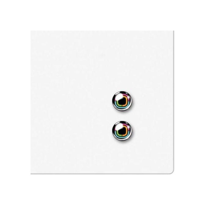 Nobo Pizarra Magnética Blanca 360x360mm con Rotulador e Imanes, 1903802 3