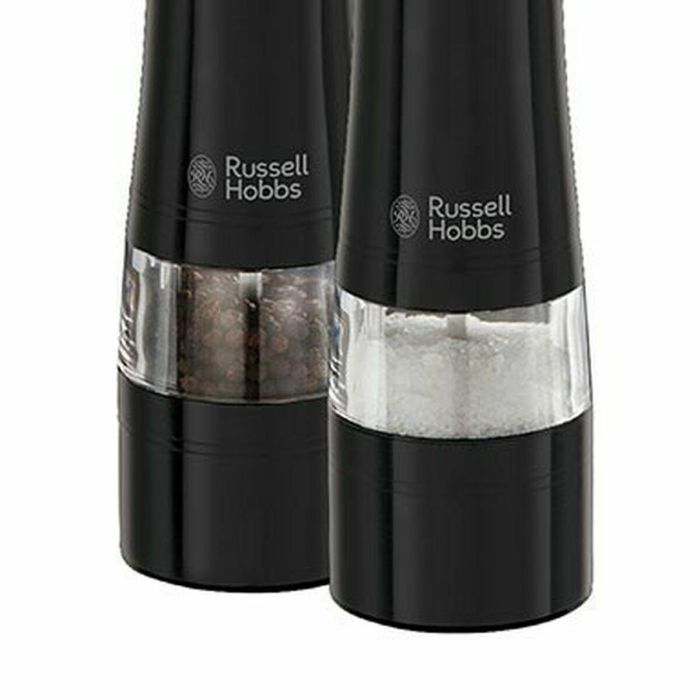 Russell Hobbs 28010-56/RH Juego Molinillo Sal y Pimienta Eléctrico – Molienda Fina/Gruesa, Luz LED – Negro 20 Russell Hobbs 28010-56/RH Juego Molinillo Sal y Pimienta Eléctrico – Molienda Fina/Gruesa, Luz LED – Negro 20
