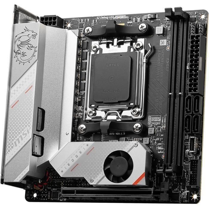 MSI Placa Base MPG B650I Edge WiFi, Socket AM5, Chipset AMD B650, DDR5, Mini-ITX 2