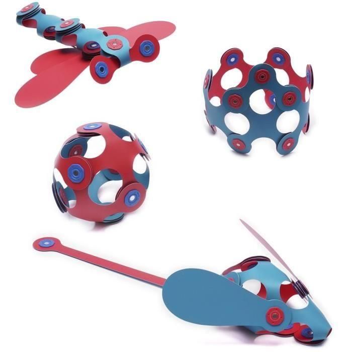 Juego de construcción magnético - GIPSY TOYS - Itsy CLIXO - 18 piezas - Multicolor - A partir de 4 años 2 Juego de construcción magnético - GIPSY TOYS - Itsy CLIXO - 18 piezas - Multicolor - A partir de 4 años 2